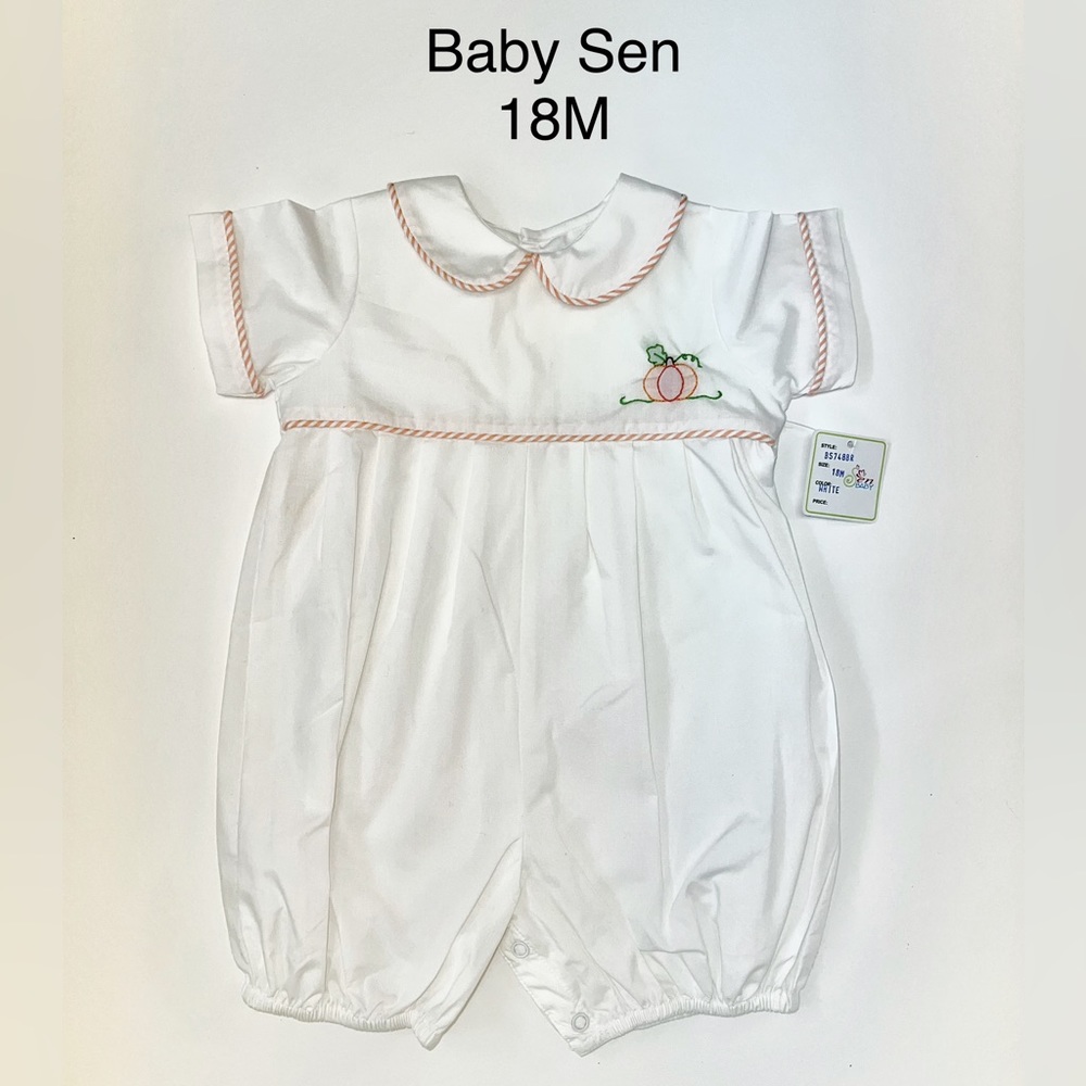 Baby Sen Fall Pumpkin Bubble - Picture 1 of 1